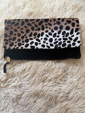 Clare V  Leopard Clutch